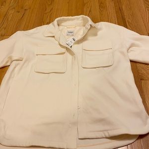 Abercrombie Oversized Beige Shacket